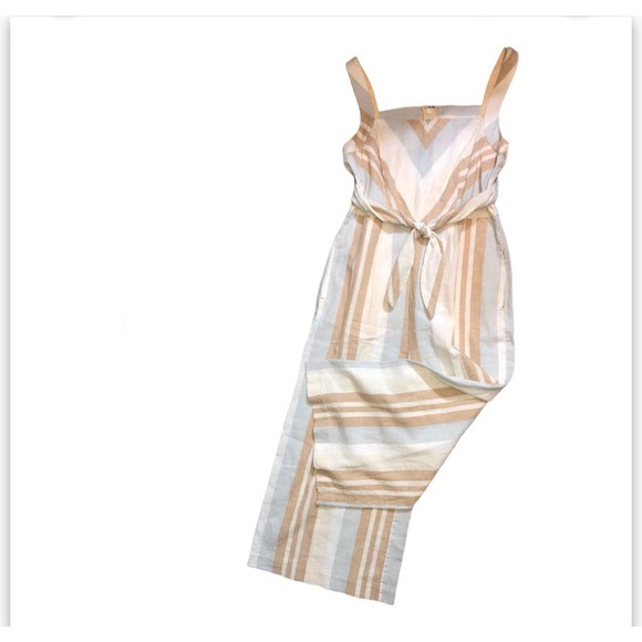 Anthropologie Pants - Anthropologie Neutral Sleeveless Pantsuit